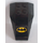LEGO Noir Coin 6 x 4 Tripler Incurvé avec Batman logo Autocollant (43712)