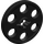 LEGO Black Wedge Belt Wheel (4185 / 49750)