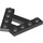 LEGO Black Wedge Plate 1 x 4 A-Frame (45°) (15706)