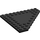 LEGO Black Wedge Plate 10 x 10 without Corner without Studs in Center (92584)