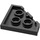 LEGO Black Wedge Plate 3 x 3 Corner (2450)