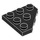 LEGO Black Wedge Plate 3 x 3 Corner (2450)