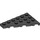 LEGO Zwart Wig Plaat 4 x 6 Vleugel Links (48208)