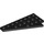 LEGO Black Wedge Plate 4 x 8 Wing Left with Underside Stud Notch (3933 / 45174)