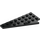 LEGO Svart Kile Plate 4 x 8 Vinge Venstre med knotter på undersiden (3933 / 45174)