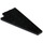 LEGO Black Wedge Plate 4 x 8 Wing Right with Underside Stud Notch (3934)