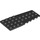 LEGO Black Wedge Plate 4 x 9 Wing with Stud Notches (14181)