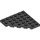 LEGO Black Wedge Plate 6 x 6 Corner (6106)