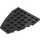 LEGO Black Wedge Plate 7 x 6 with Stud Notches (50303)