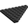 LEGO Zwart Wig Plaat 8 x 8 Hoek (30504)