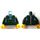 LEGO Black Wetsuit Torso with Blue Wave (76382)