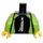 LEGO Black Wetsuit Torso with Lime Arms (973 / 76382)