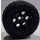 LEGO Black Wheel 12 x 20 with Technic Axle Hole and 6 Pegholes with Tire 30.4 x 14