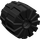 LEGO Black Wheel Hard-Plastic Medium (2593)