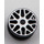 LEGO Black Wheel Rim Ø11 x 6 with Silver Rim (93595 / 94740)