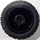 LEGO Black Wheel Rim Ø30 x 20 with No Pinholes, with Reinforced Rim with Tire, Low Profile, Wide Ø43.2 X 22 ZR