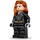 LEGO Black Widow with Mid-Length Hair and Gold Belt Minifigure