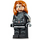 LEGO Black Widow with Mid-Length Hair and Printed Arms Minifigure