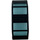 LEGO Black Window 10 x 4 x 2 with Sloped Ends and Transparent Light Blue Glass