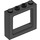 LEGO Black Window Frame 1 x 4 x 3 (center studs hollow, outer studs solid) (6556)