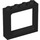 LEGO Black Window Frame 1 x 4 x 3 (center studs hollow, outer studs solid) (6556)