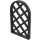 LEGO Schwarz Fenster Pane 1 x 2 x 2.7 Gerundet oben mit Diamant Lattic (29170 / 30046)