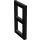 LEGO Noir Fenêtre Pane 1 x 2 x 3 sans coins épais (3854)