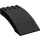 LEGO Black Windscreen 4 x 8 x 2 Curved Hinge (46413 / 50339)