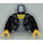 LEGO Schwarz Frau im Leather Jacke Minifigur Torso (973 / 76382)