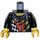 LEGO Black  World Racers Torso (973 / 76382)