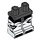 LEGO Black Zebra-Man - From LEGO Batman Movie Minifigure Hips and Legs (3815 / 30441)