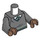 LEGO Blaise Zabini con Gris Jersey Minifigura Torso (973 / 76382)