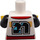 LEGO Blogger - White Jacket Minifig Torso (973 / 76382)