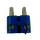 LEGO Blue 2 Prong Electric Connector with Hollow Pins