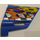 LEGO Blauw 3D Paneel 22 met &quot;8&quot; en Flames Sticker (44352)