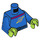 LEGO Bleu Alien Minifig Torse (973 / 76382)