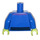 LEGO Bleu Alien Torse (76382 / 88585)