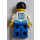 LEGO Blau und Weiß Fußballspieler mit &quot;18&quot; Minifigur