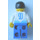LEGO Blue and White Football Player with &quot;9&quot; Minifigure