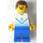 LEGO Blauw en Wit Team Player met Number 11 Aan Voorkant en Rug minifiguur