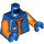 LEGO Blue Arctic Research Assistant Minifig Torso (973 / 76382)