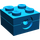 LEGO Blau Arm Backstein 2 x 2 Arm Halter ohne Loch und 1 Arm