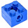 LEGO Blauw Arm Houder Steen 2 x 2 met Gat