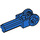 LEGO Blauw As 1.5 met Haakse As Connector (6553)