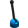 LEGO Blauw Basis met Zwart Hendel (4592 / 73587)