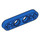 LEGO Blauw Balk 4 x 0.5 Dun met As Gaten (32449 / 63782)