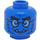 LEGO Blau Beast Minifigure Kopf (Einbau-Vollbolzen) (3274 / 104137)