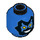 LEGO Blue Beetle Minifigure Head (Recessed Solid Stud) (3626 / 26777)