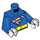 LEGO Blue Bizarro Minifig Torso (973 / 76382)