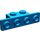 LEGO Blue Bracket 1 x 2 - 1 x 4 with Rounded Corners (2436 / 10201)